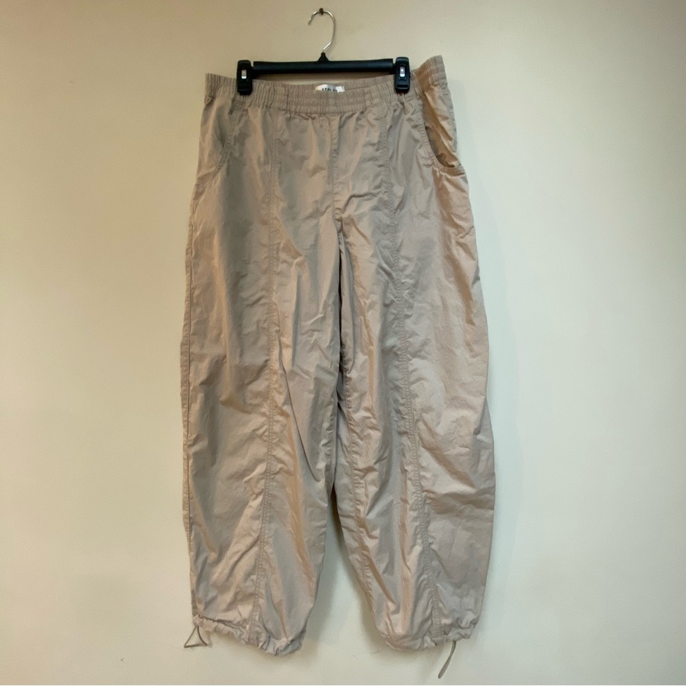 Y2K style Festival AGOLDE Dakota women’s Cotton Track Pant Cinched Hem Sz L